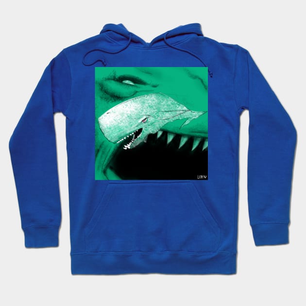 leviathan whale ecopop monster kaiju animal art Hoodie by jorge_lebeau